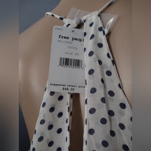 Free People Dance Till Dawn Ruffle Tank NEW XS - Picture 6 of 7